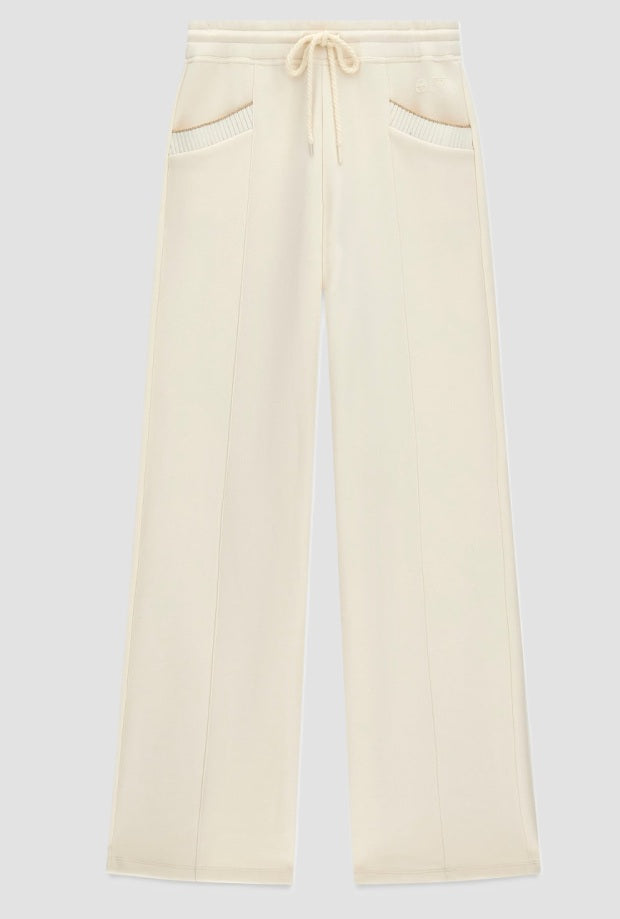 Pantalone tuta donna beige chiaro 