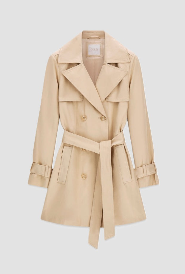 Trench donna beige 