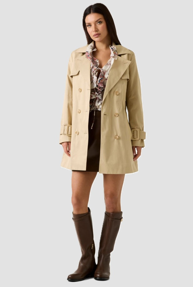 Trench donna beige 
