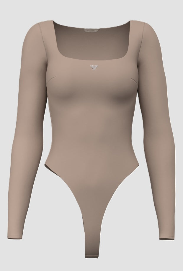 Top donna beige 