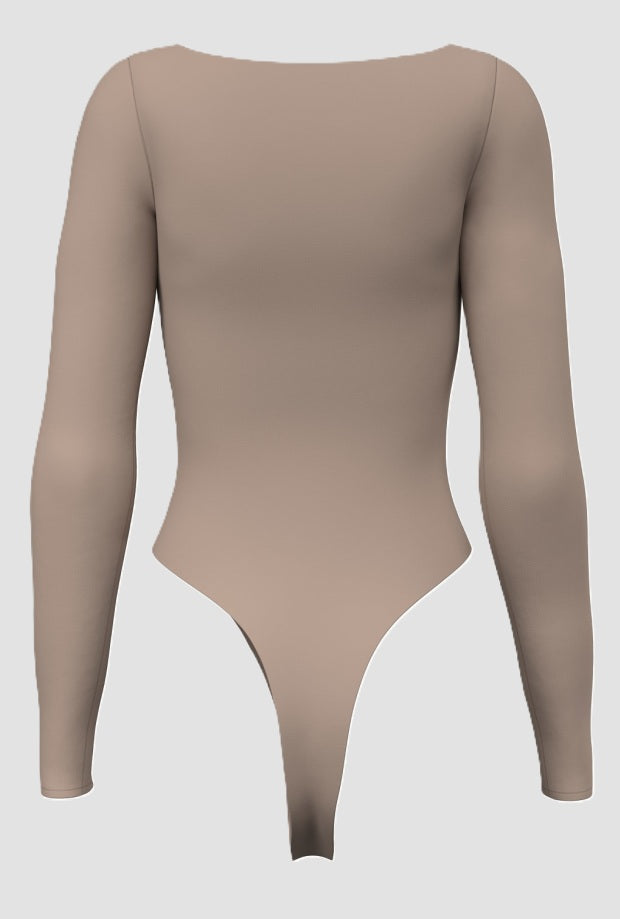 Top donna beige 