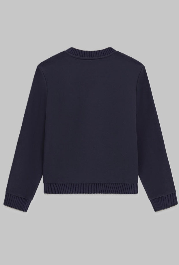 Maglione girocollo donna navy blue 