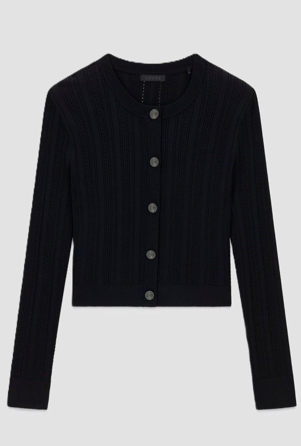 Cardigan donna nero 