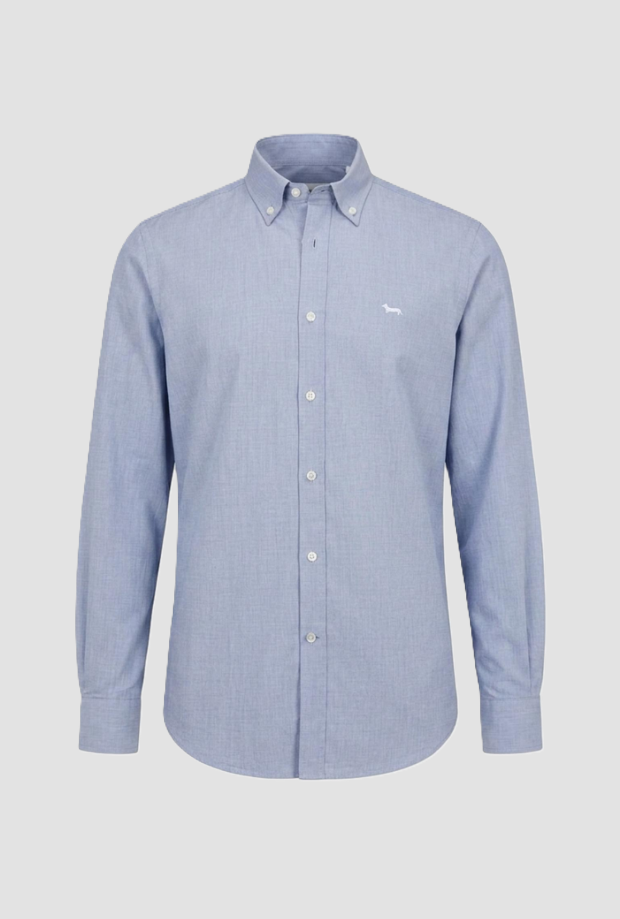 Camicia fil-à-fil uomo navy blue 