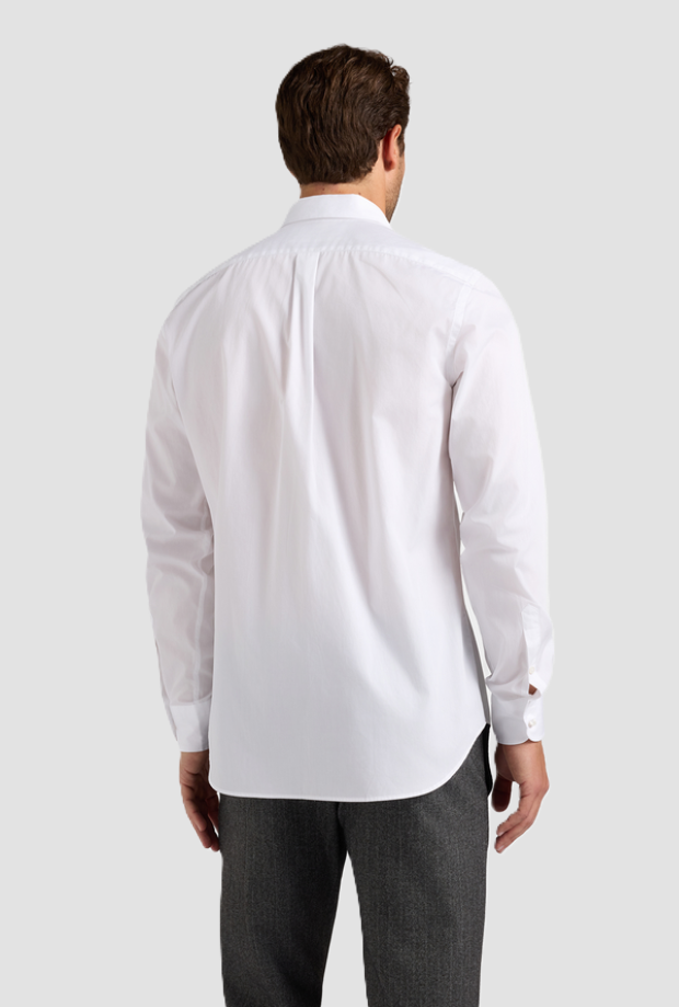 Camicia in popeline uomo bianco 