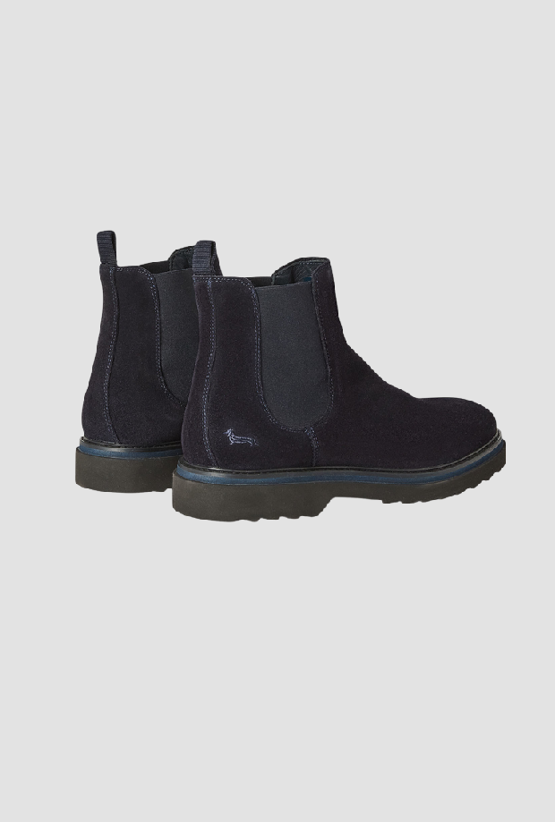 Stivaletti Chelsea uomo blu 