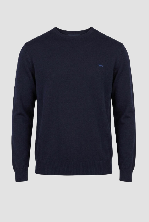 Maglia in lana da uomo navy blue 