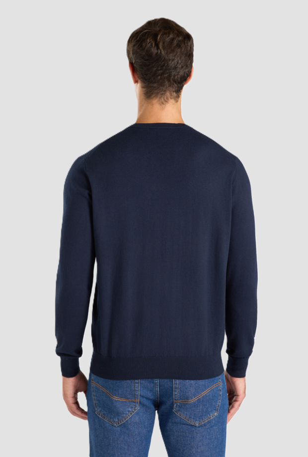 Maglia girocollo uomo navy blue 