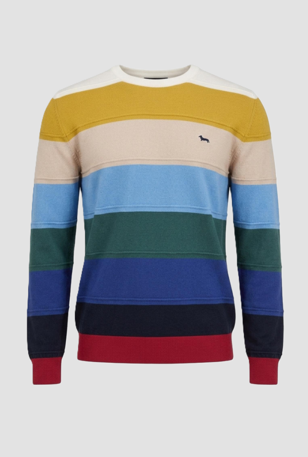 Maglia misto lana uomo multicolor 