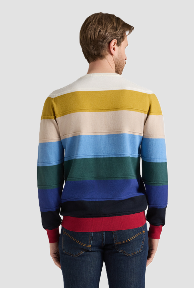 Maglia misto lana uomo multicolor 