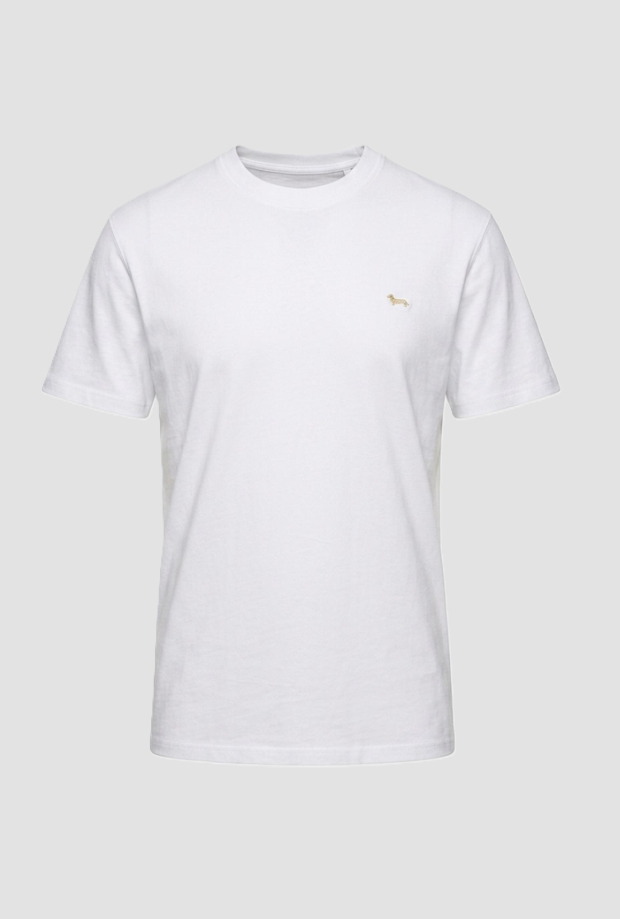 T-shirt in cotone uomo bianco 