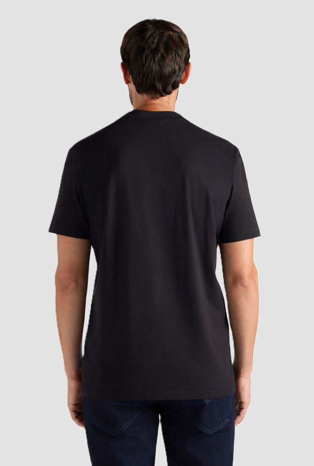T-shirt in cotone uomo nero 