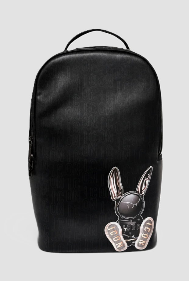 Zaino Arthur Bunny uomo nero 