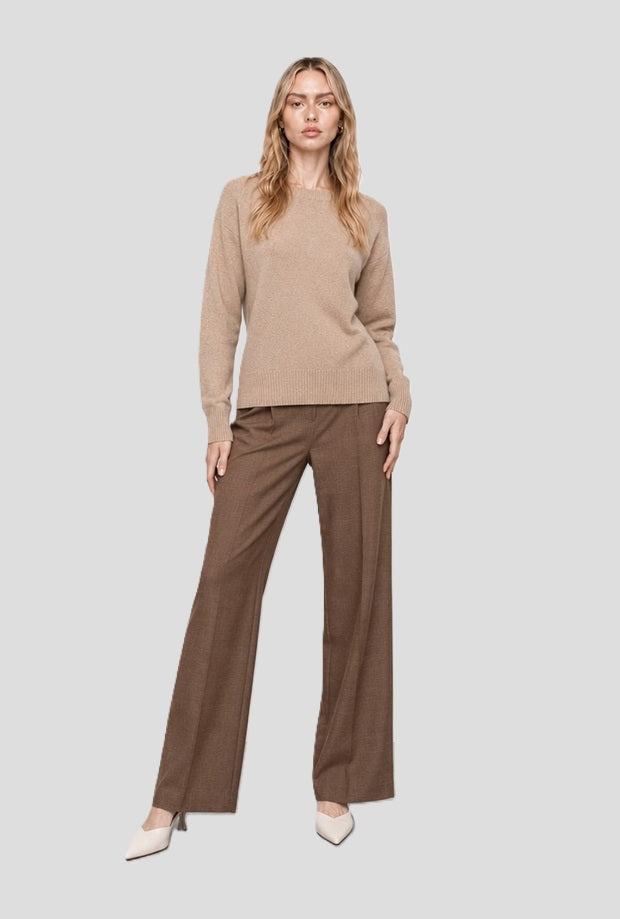 Maglia donna beige dorato 