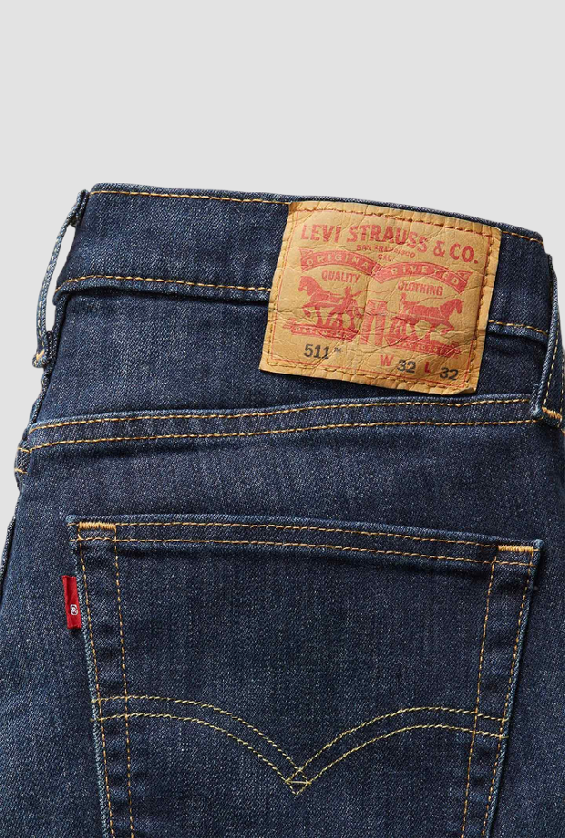 Jeans 511 slim fit uomo blu scuro 