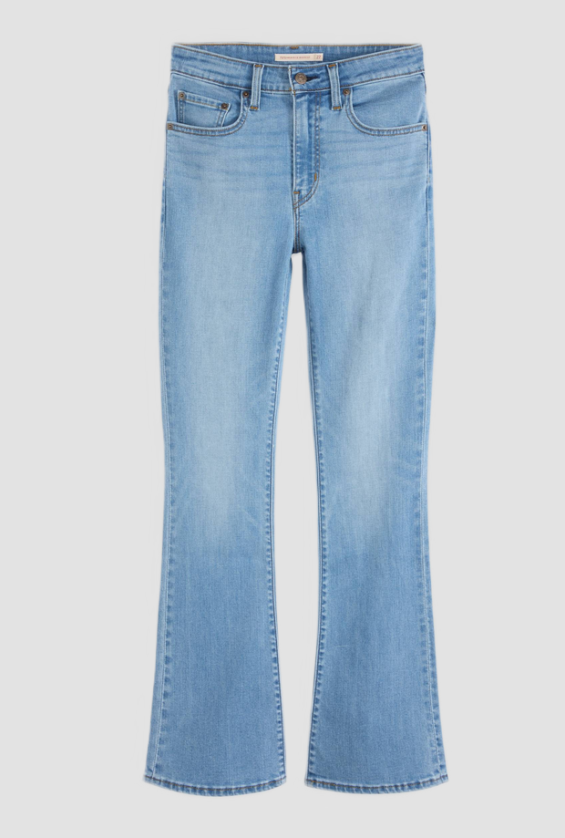 Jeans bootcut donna blu medio 