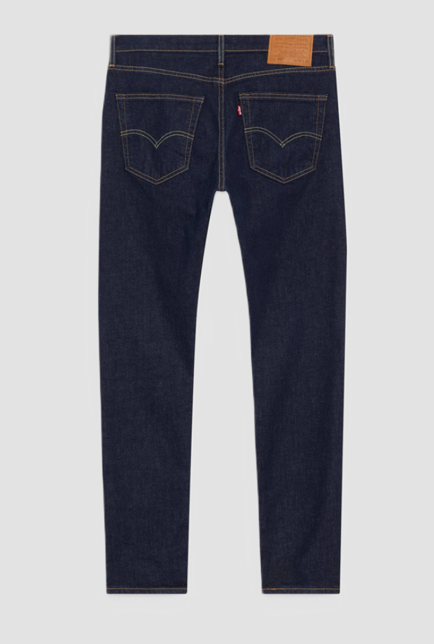 Jeans low rise uomo blu scuro 