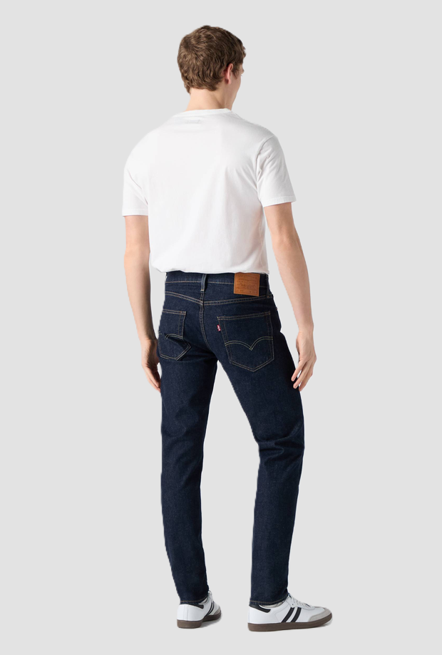Jeans low rise uomo blu scuro 