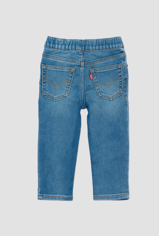 Jeans elasticizzato da neonato blu 