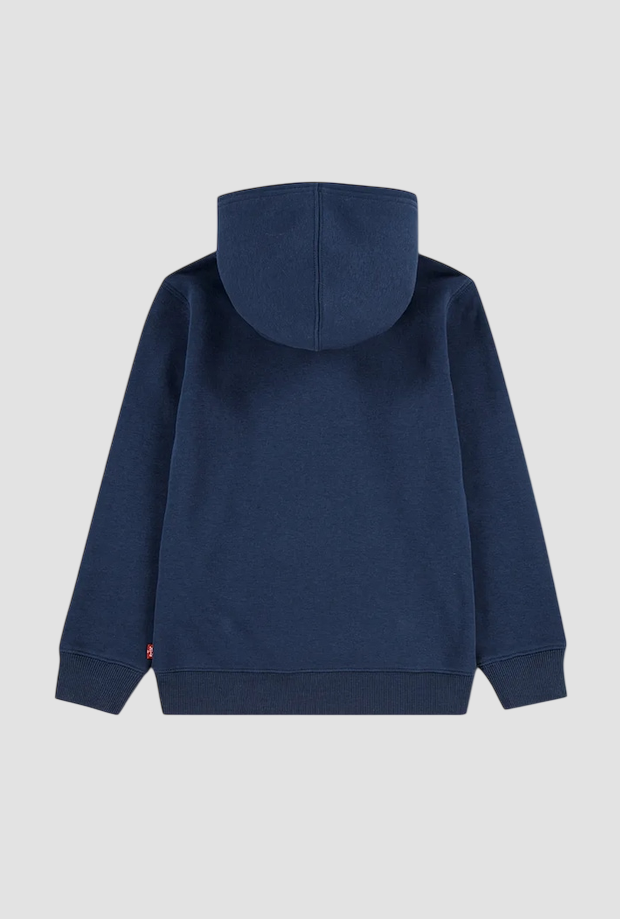 Felpa con cappuccio da bambino blu 