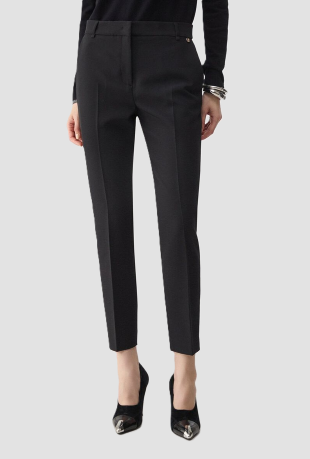Pantalone a sigaretta donna nero 