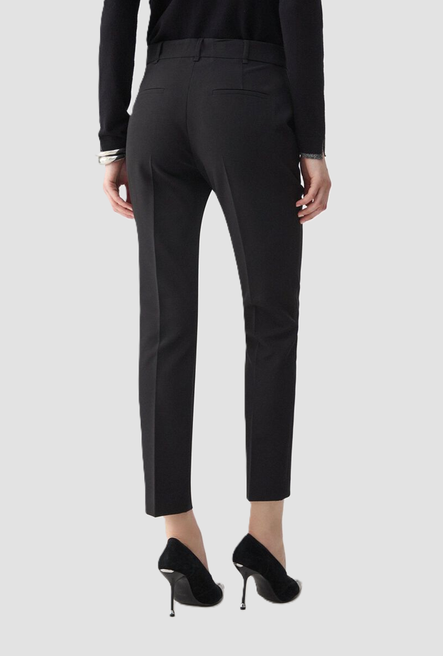 Pantalone a sigaretta donna nero 