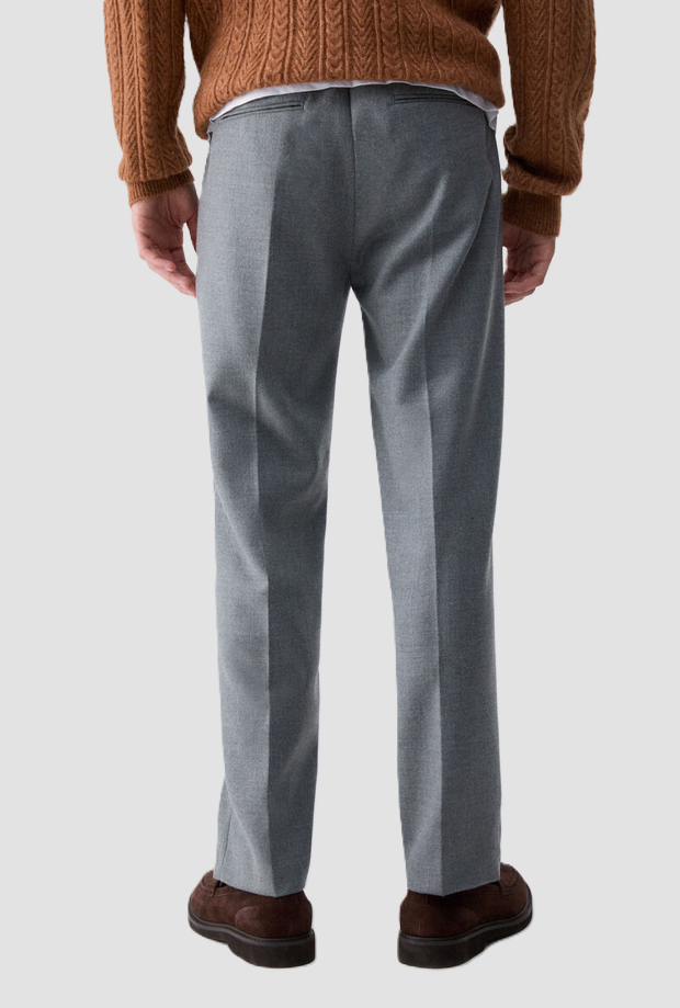 Pantalone chino uomo grigio 
