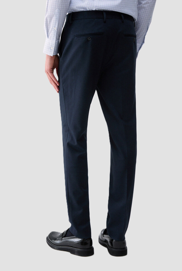Pantalone slim fit uomo navy blue 