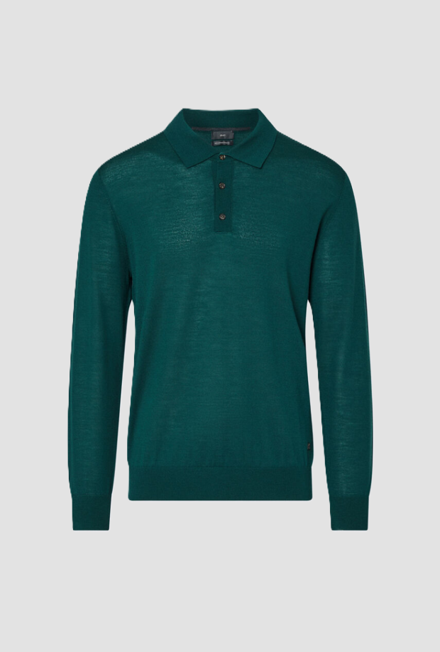 Polo uomo verde bosco 