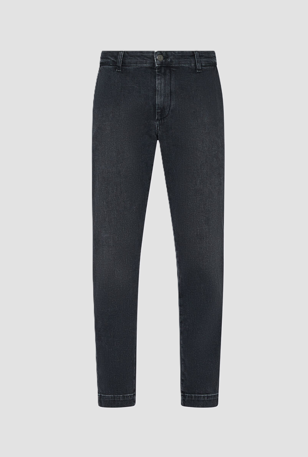 Jeans chino uomo grigio denim 