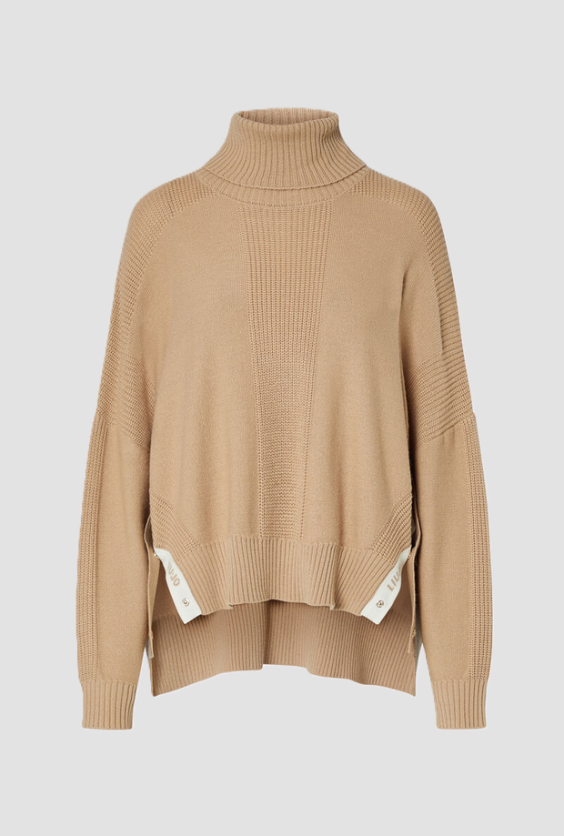 Dolcevita misto lana donna beige 