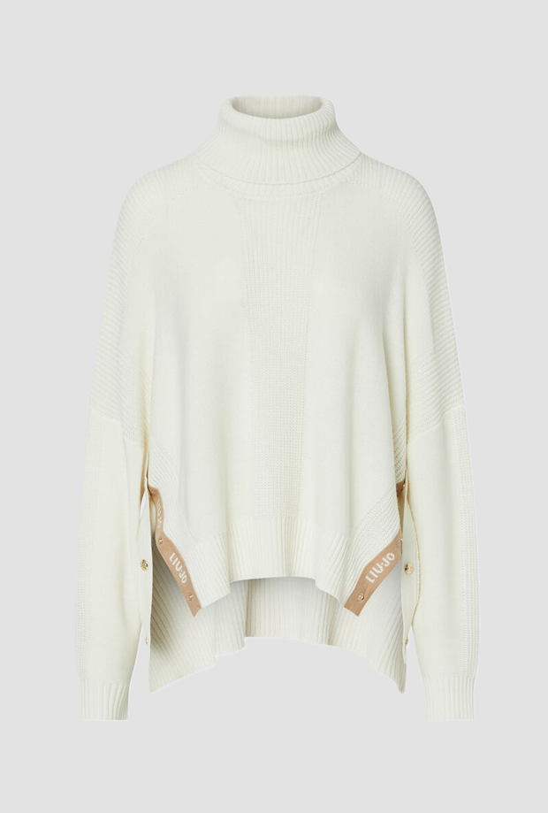 Dolcevita misto lana donna bianco 