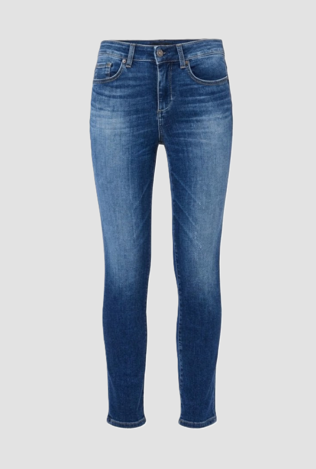 Jeans skinny donna blu 