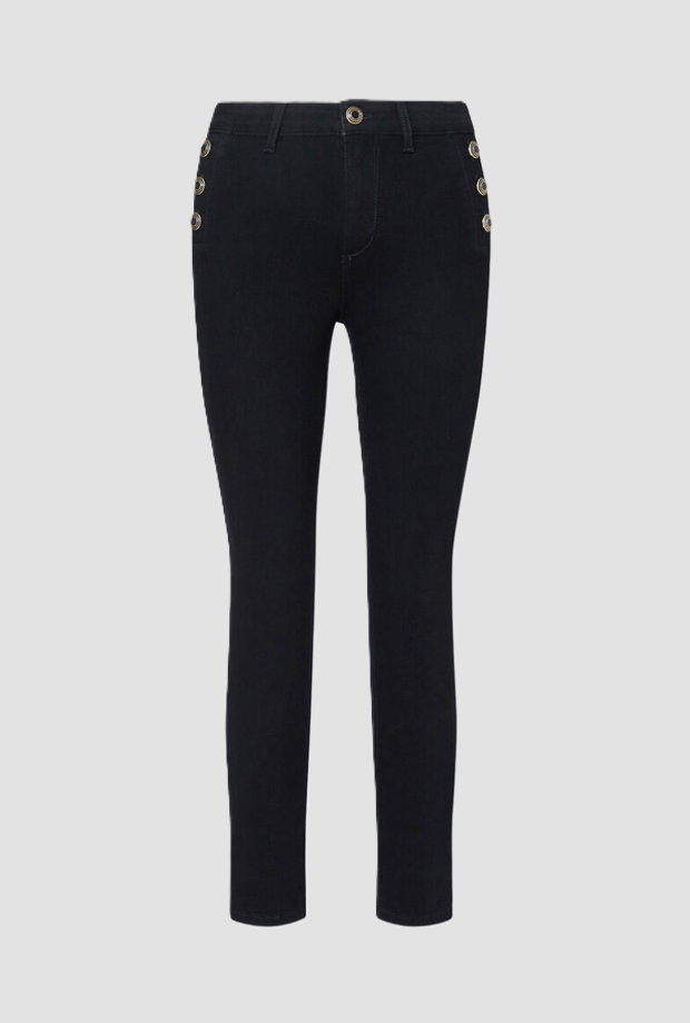 Jeans skinny donna nero 