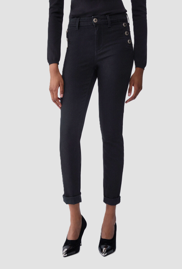 Jeans skinny donna nero 
