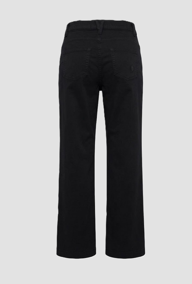 Pantalone cropped donna nero 
