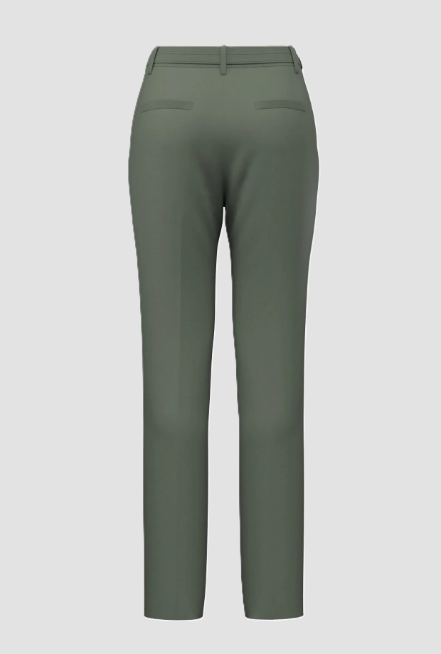 Pantalone chino donna verde 