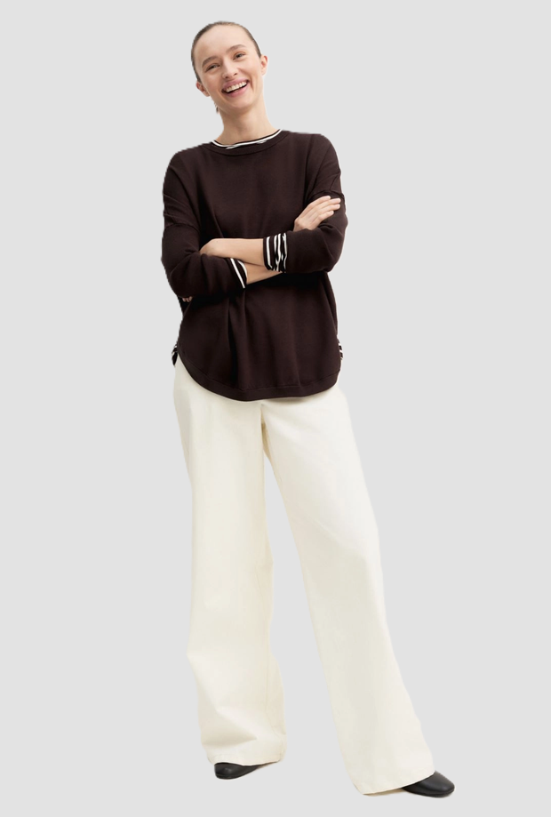 Maglia over donna testa di moro 