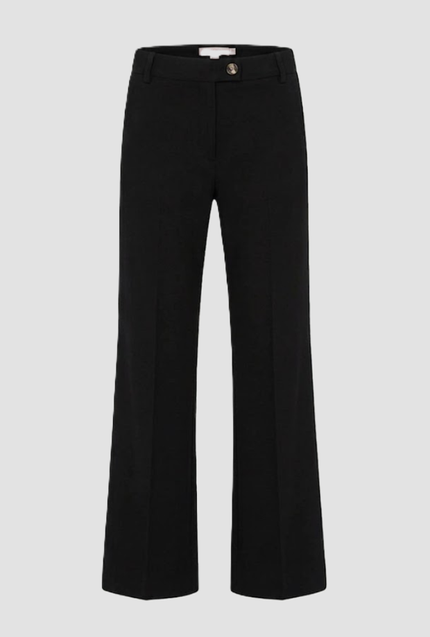Pantalone gamba dritta donna nero 