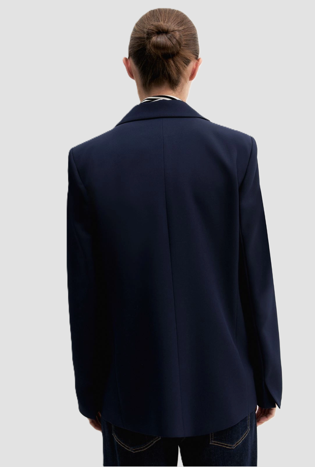 Giacca monopetto donna navy blue 