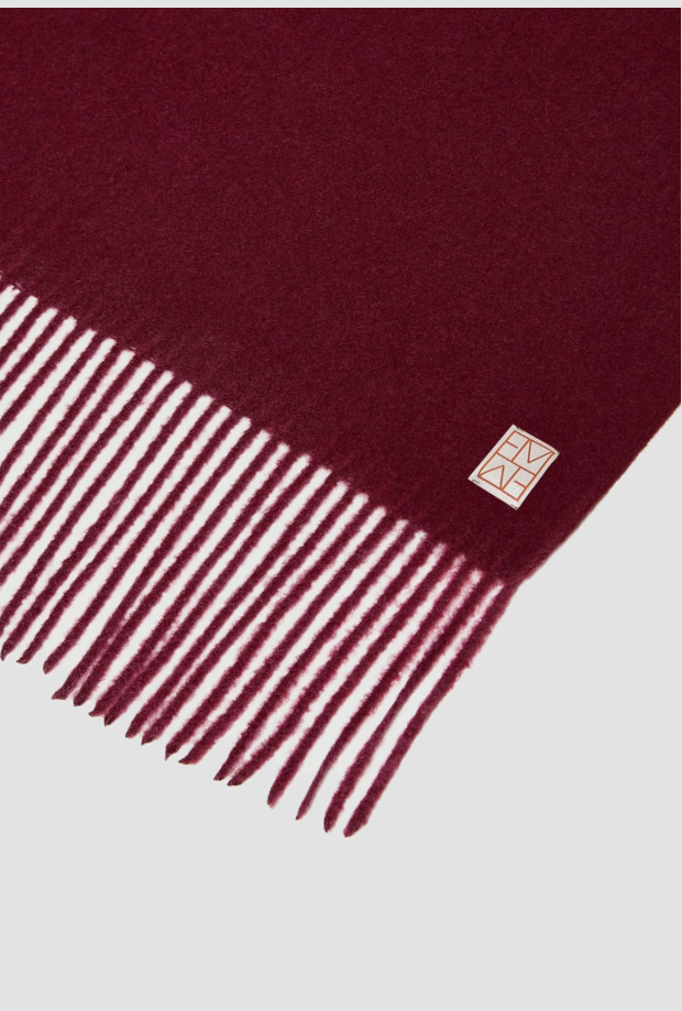 Sciarpa donna bordeaux 