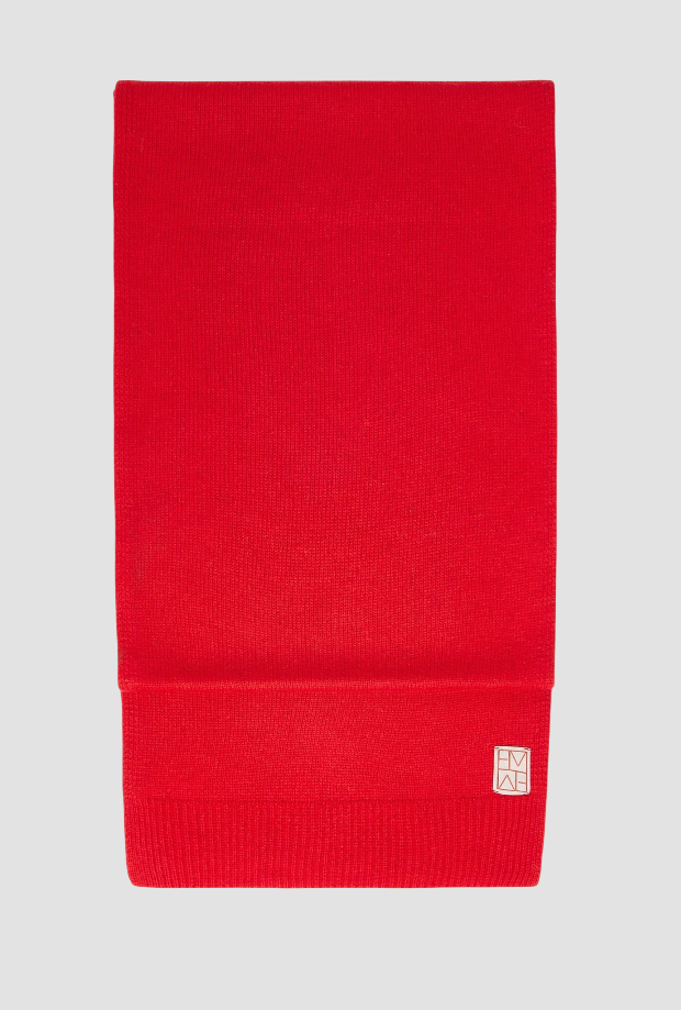 Sciarpa in misto lana donna rossa 