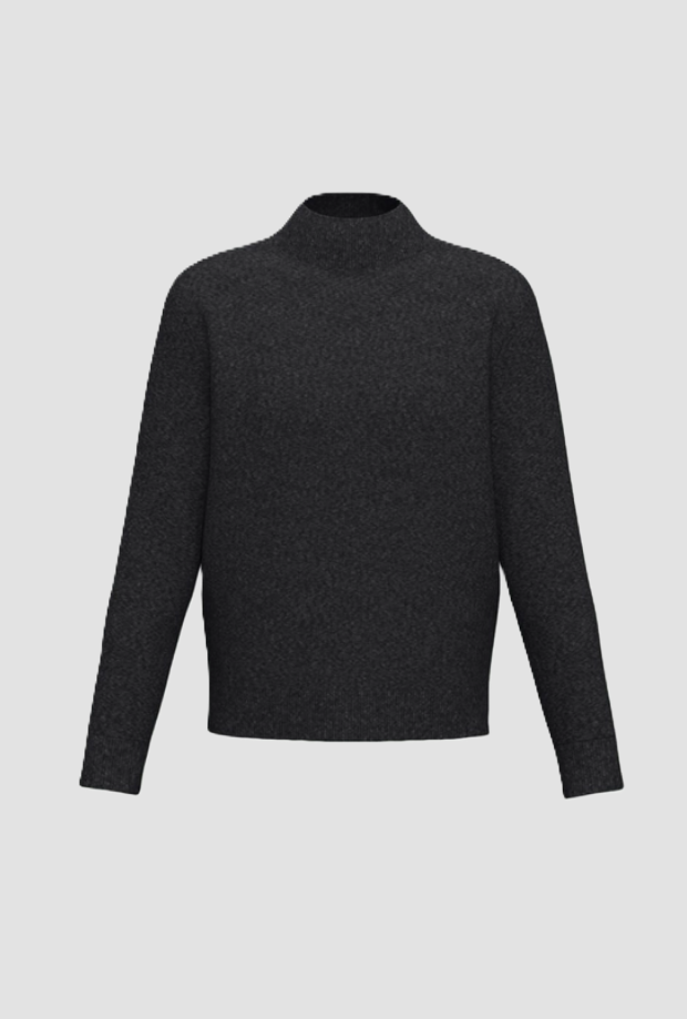 Maglia misto lana donna grigio 