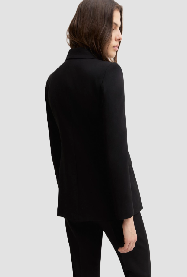 Blazer doppiopetto donna nero 
