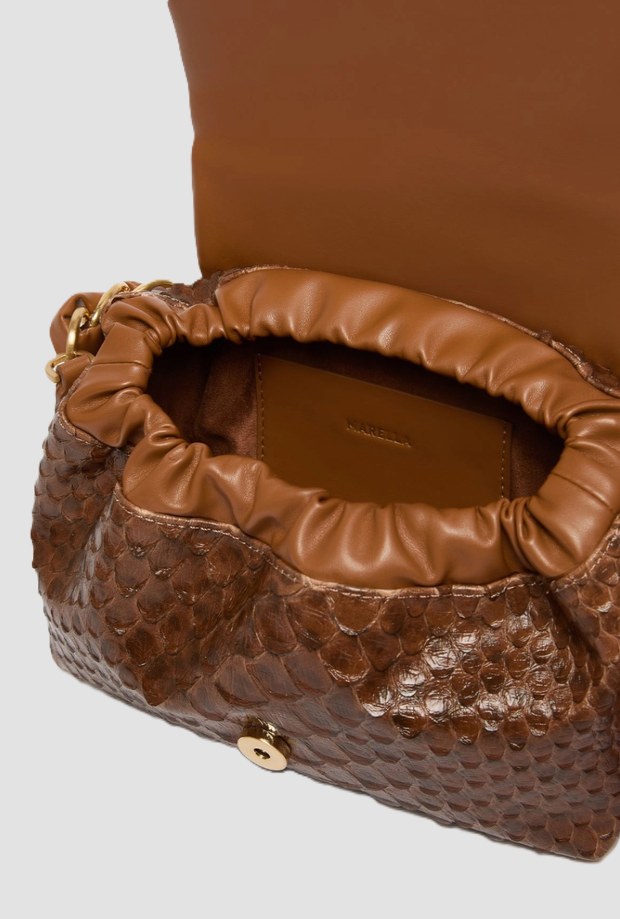 Borsa Le Muse small donna caramello 