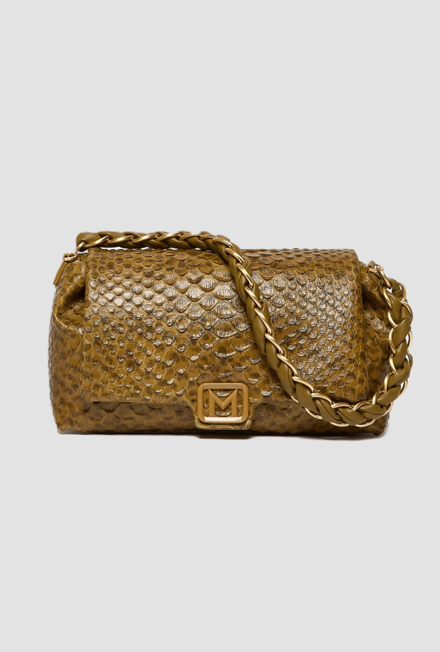 Borsa Le Muse donna verde olio 