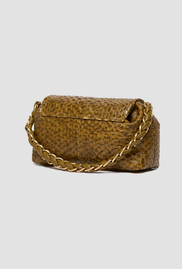Borsa Le Muse donna verde olio 