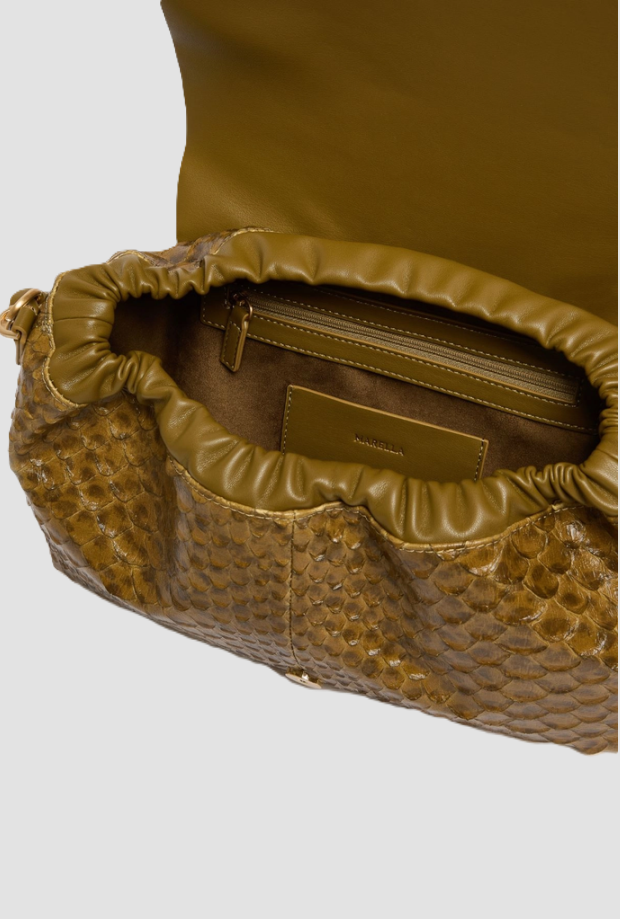 Borsa Le Muse donna verde olio 