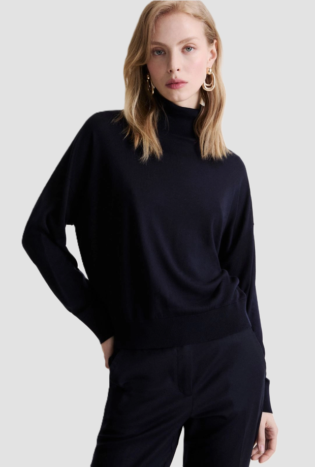 Dolcevita donna blu 
