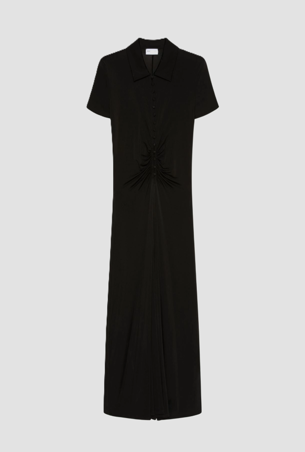 Abito in jersey donna nero 
